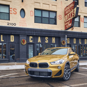 Der BMW X2 - unterwegs in Detroit
